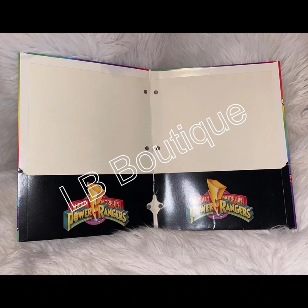 Vintage 1993 Mighty Morphin Power Rangers Folder